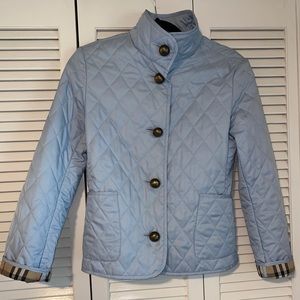 Burberry Woman’s Blue Coat SZ XS